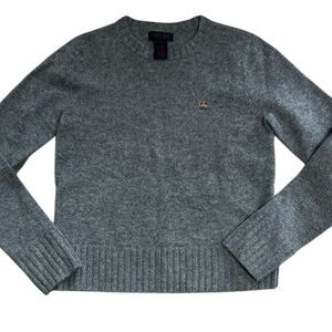 Ralph Lauren Black Label grey Wool Sweater,‎ Size XS C28